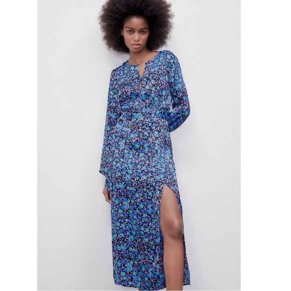 long dress with sleeves formal Opal Pink Long Sleeve Maxi Dress - US 4